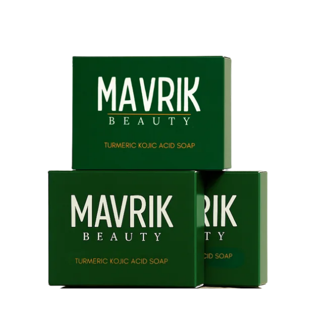-- Kojic Acid بالكركم و Mavrik Beauty الصابونة الأصلية للتفتيح --